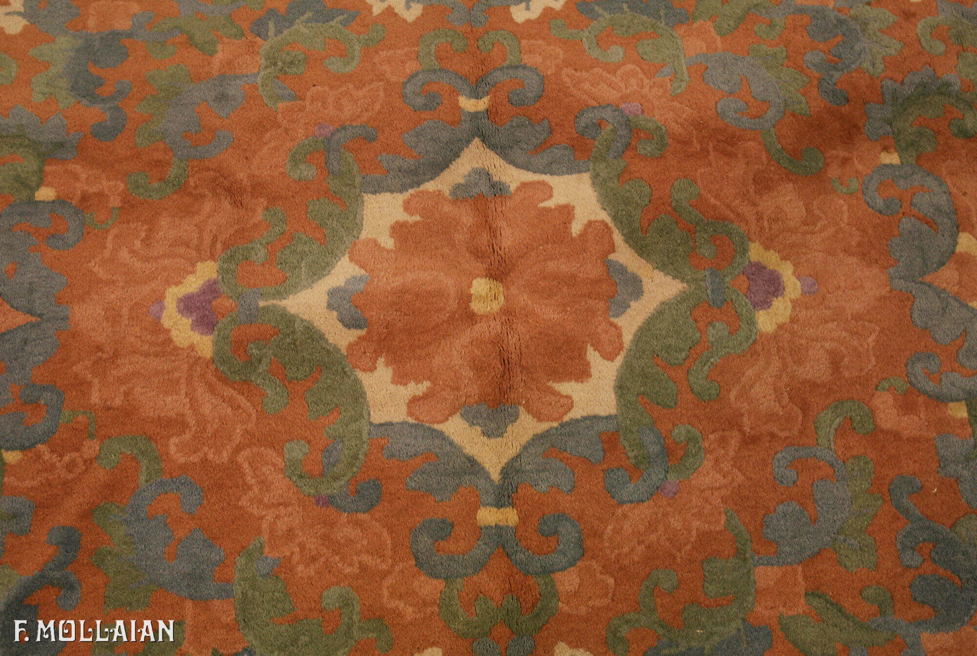 A Very Large Antique Chinese Peking Nichols Carpet n°:65741163